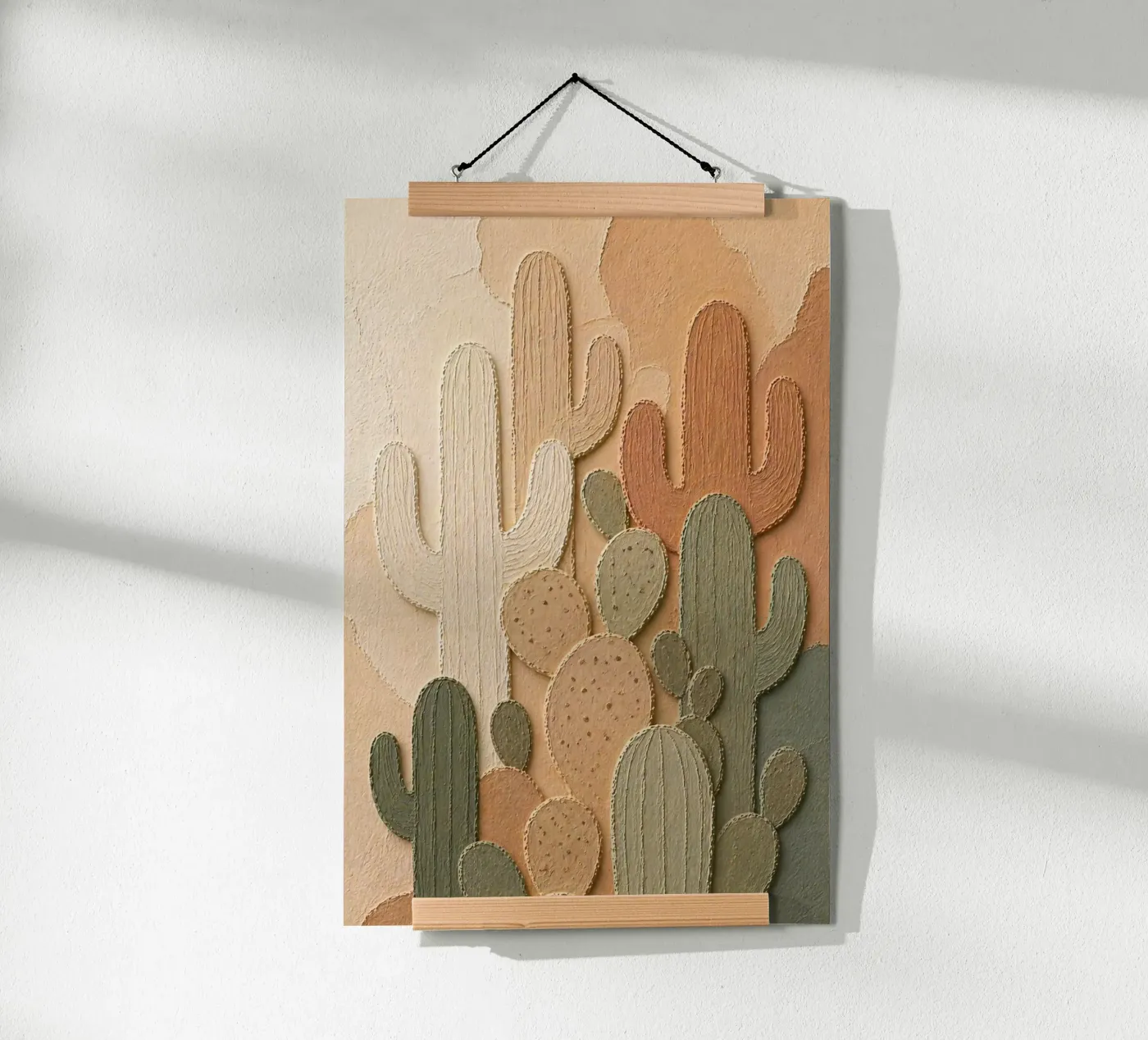 Cactus Layers poster by Katalier(Minimalism)