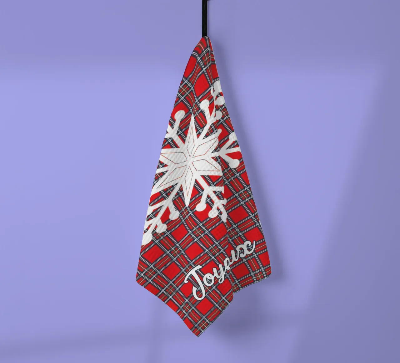 Flocon, joyeux noël canovaccio da cucina da alexiableu