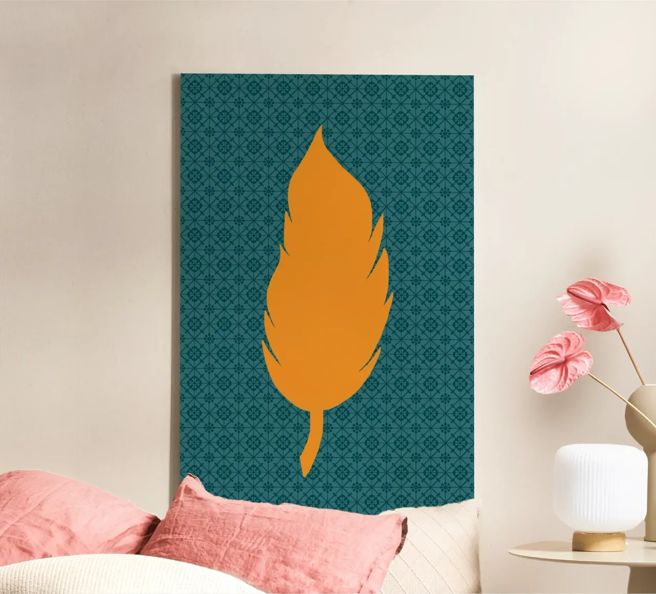 plume jaune tela da alexiableu