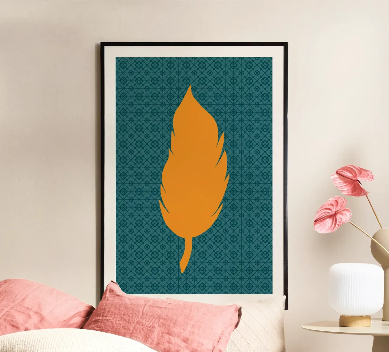 plume jaune poster da alexiableu