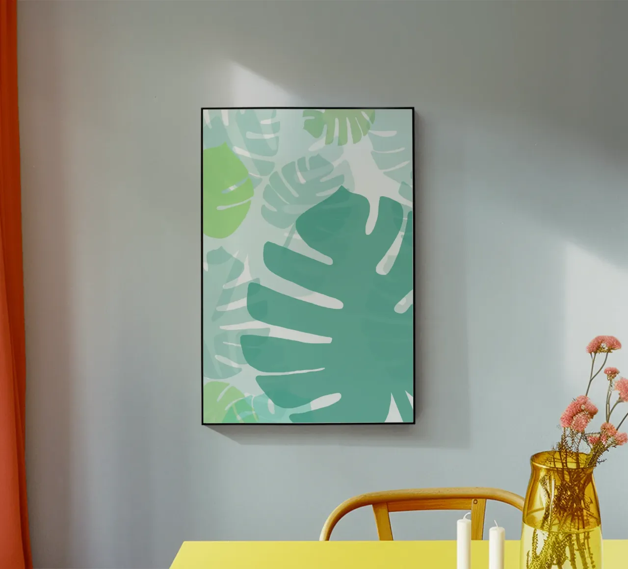 Feuillage monstera 2 plexiglass da alexiableu