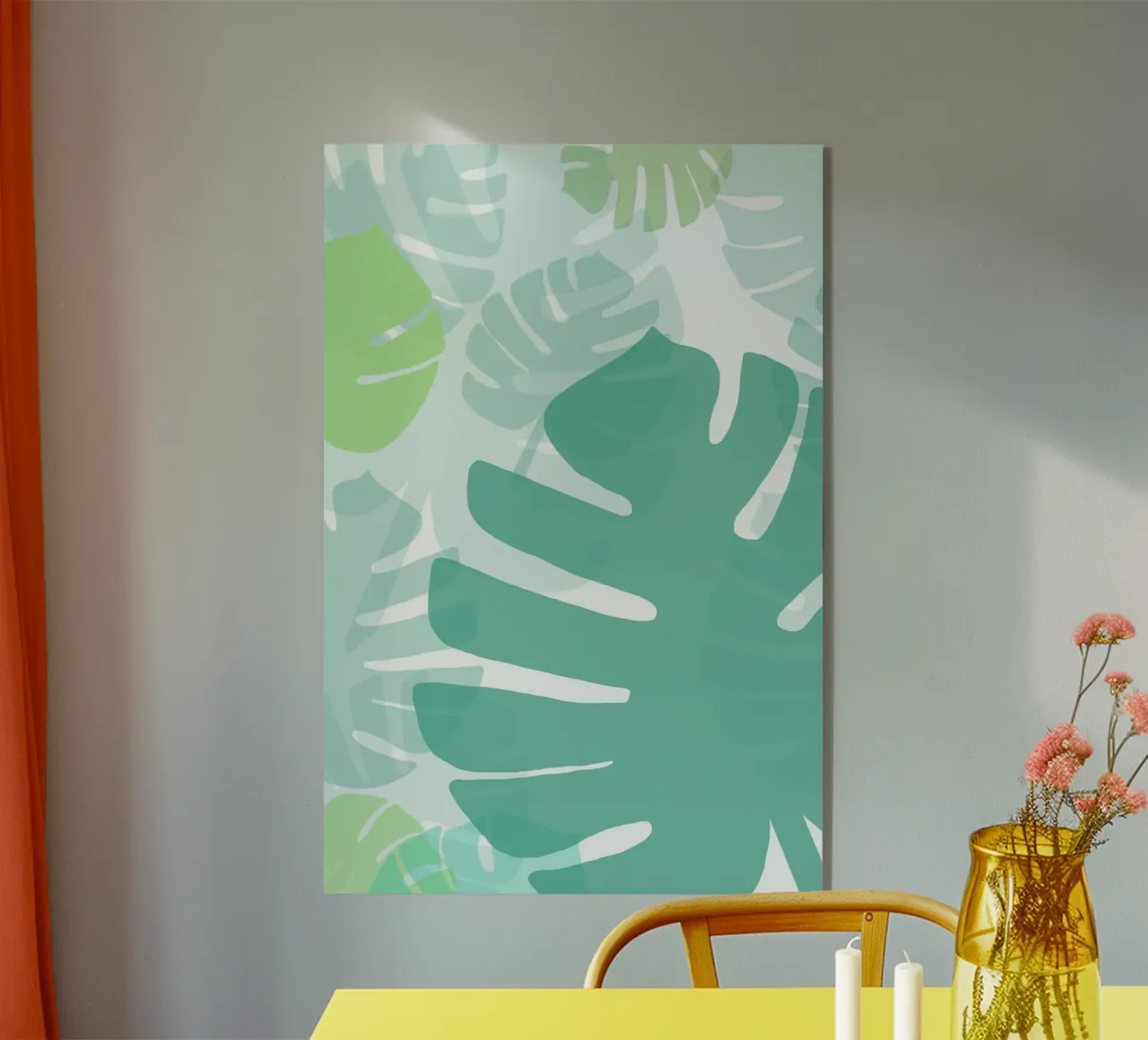 Feuillage monstera 2 plexiglass da alexiableu