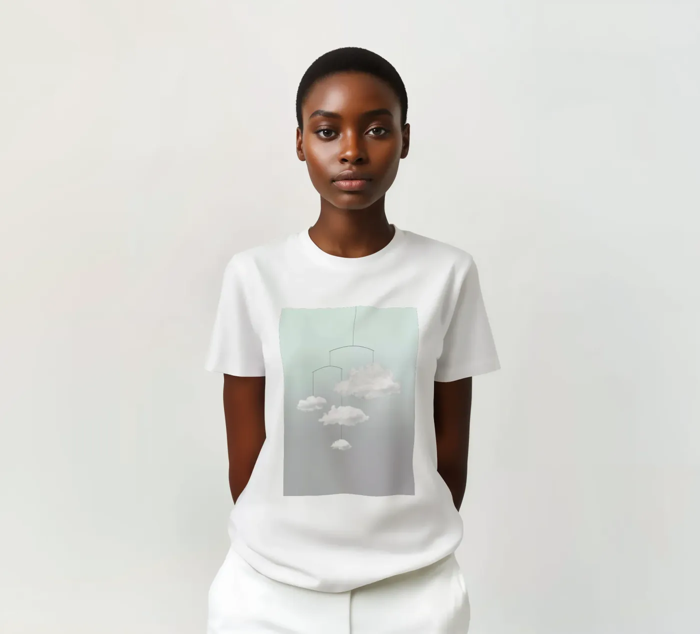 Cloud mobile t-shirt da Amy & Kurt