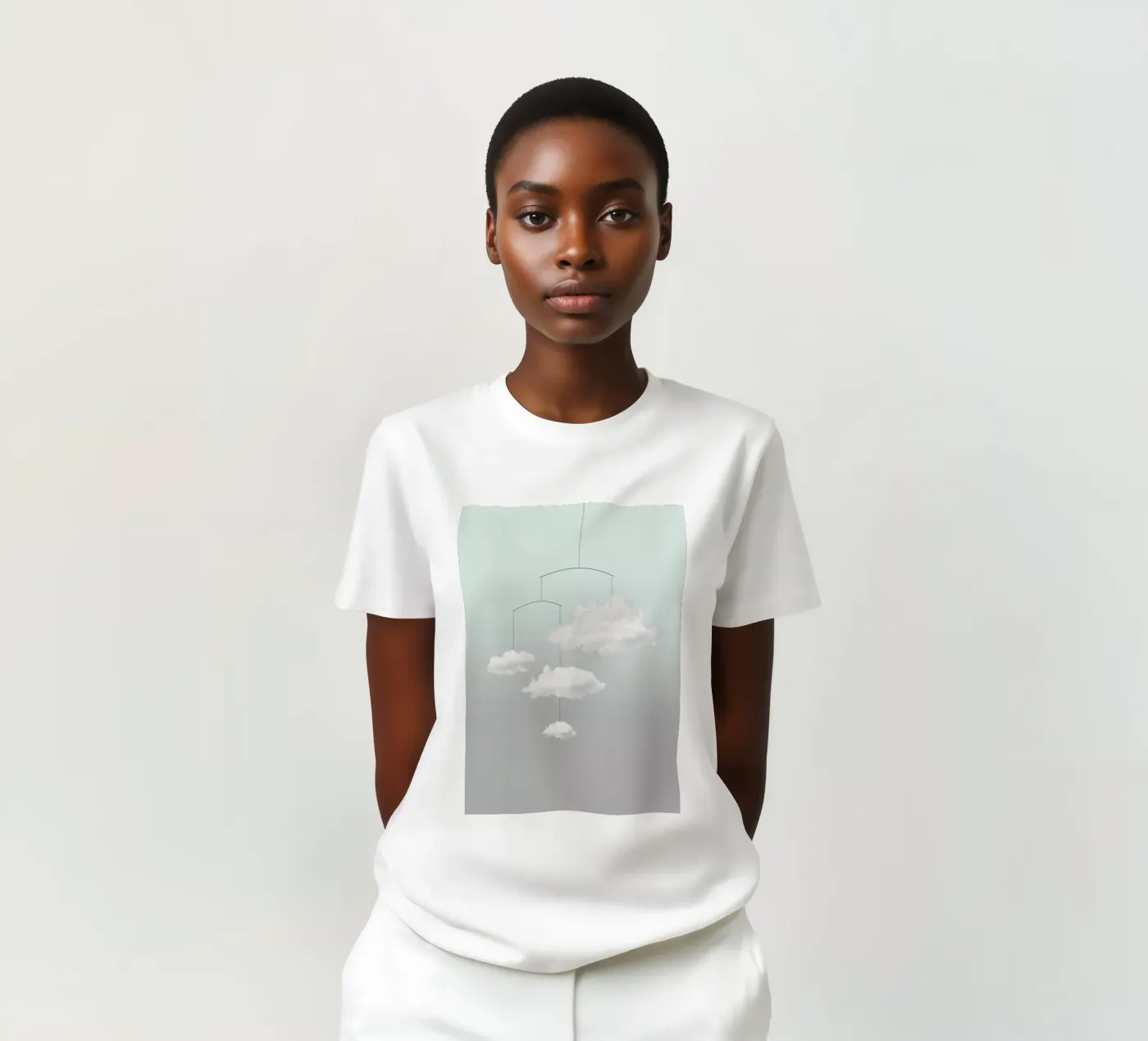 Cloud mobile t-shirt da Amy & Kurt