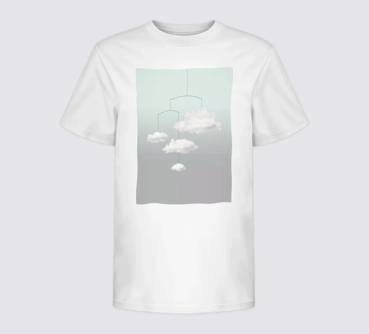 Cloud mobile t-shirt bambini da Amy & Kurt