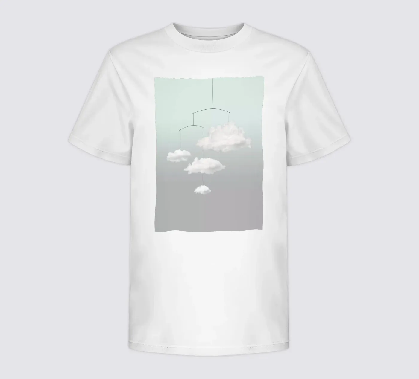 Cloud mobile t-shirt bambini da Amy & Kurt