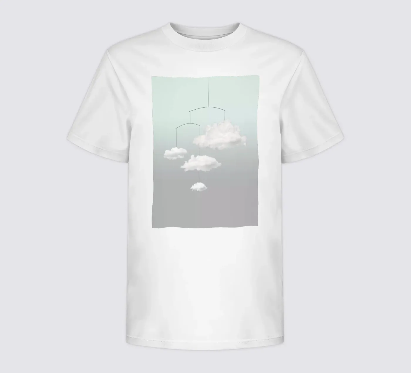 Mobiele cloud kinder t-shirt van Amy & Kurt