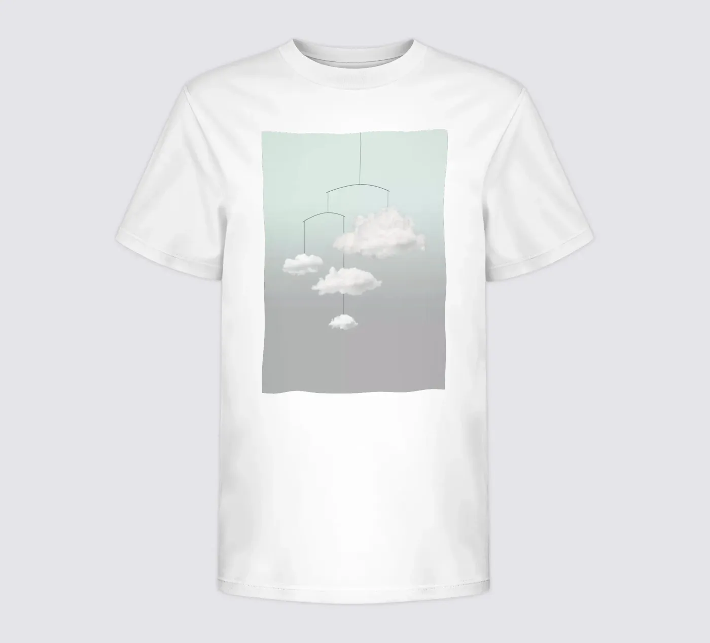 Cloud mobile t-shirt bambini da Amy & Kurt