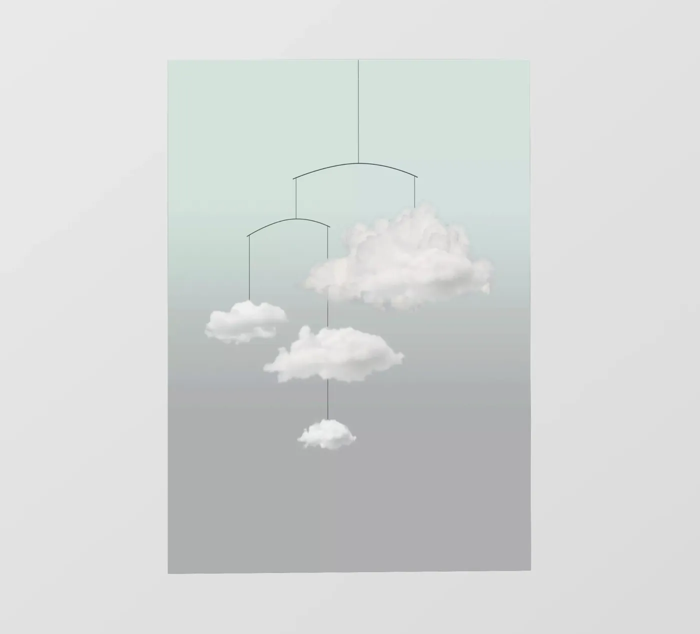 Wolkenmobile Fototapete von Amy & Kurt