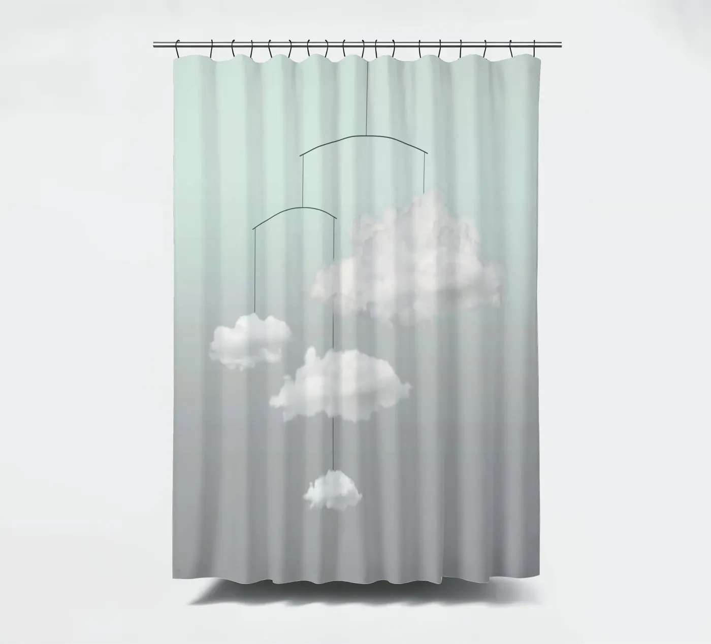 Cloud mobile Duschvorhang von Amy & Kurt