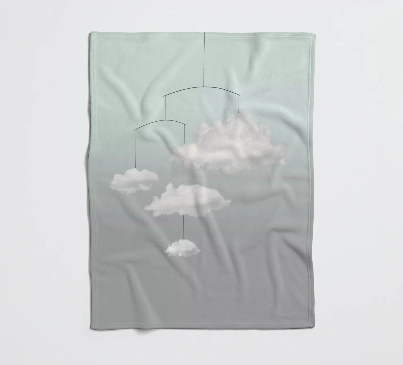 Cloud mobile Fleecedecke von Amy & Kurt