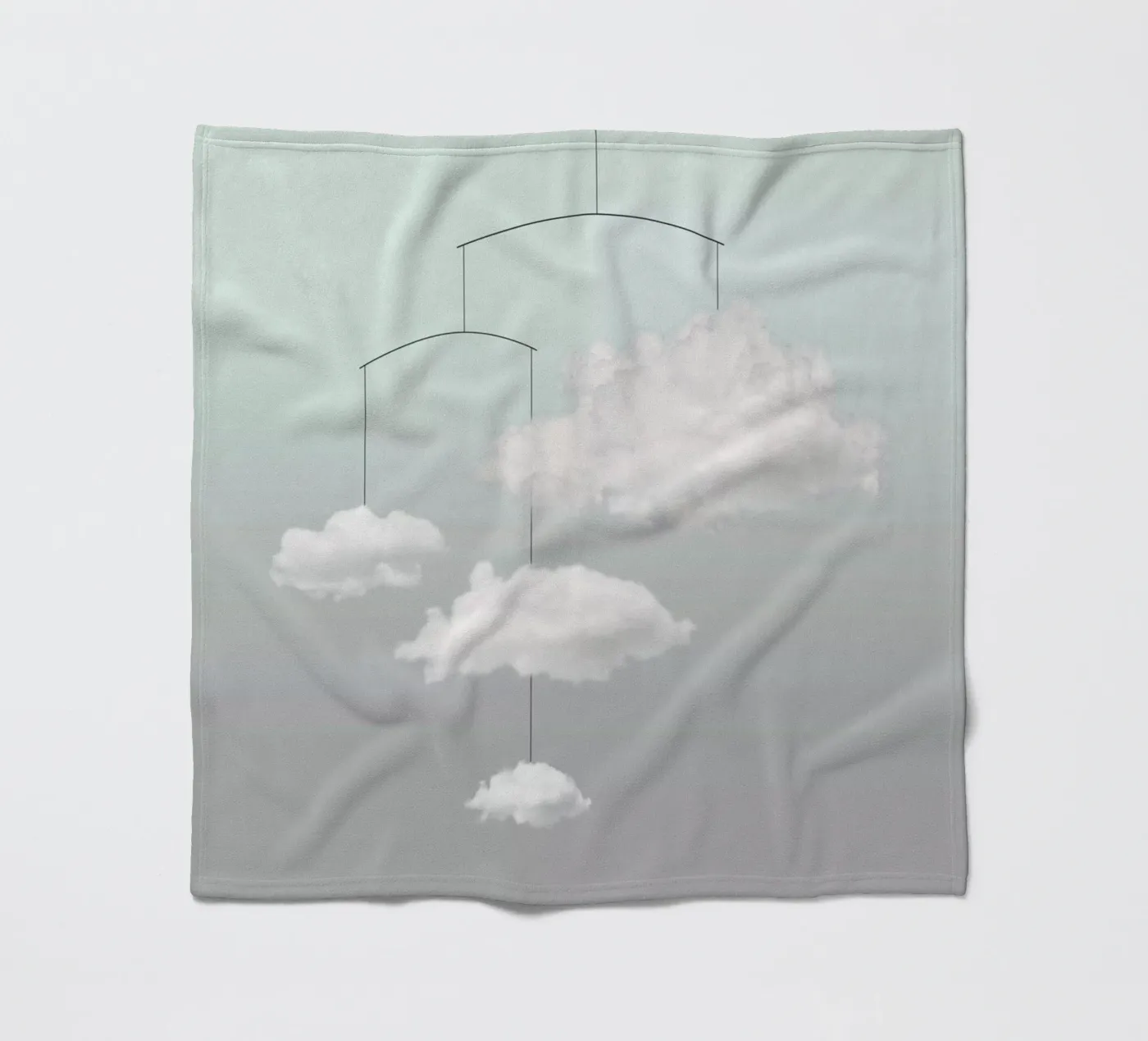 Cloud mobile Fleecedecke von Amy & Kurt