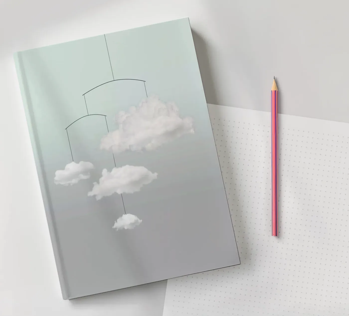 Cloud mobile notebook by Amy & Kurt