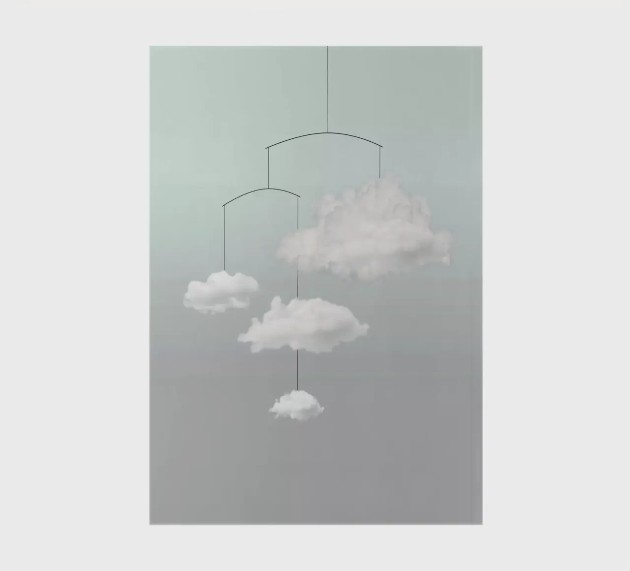 Cloud mobile notebook by Amy & Kurt