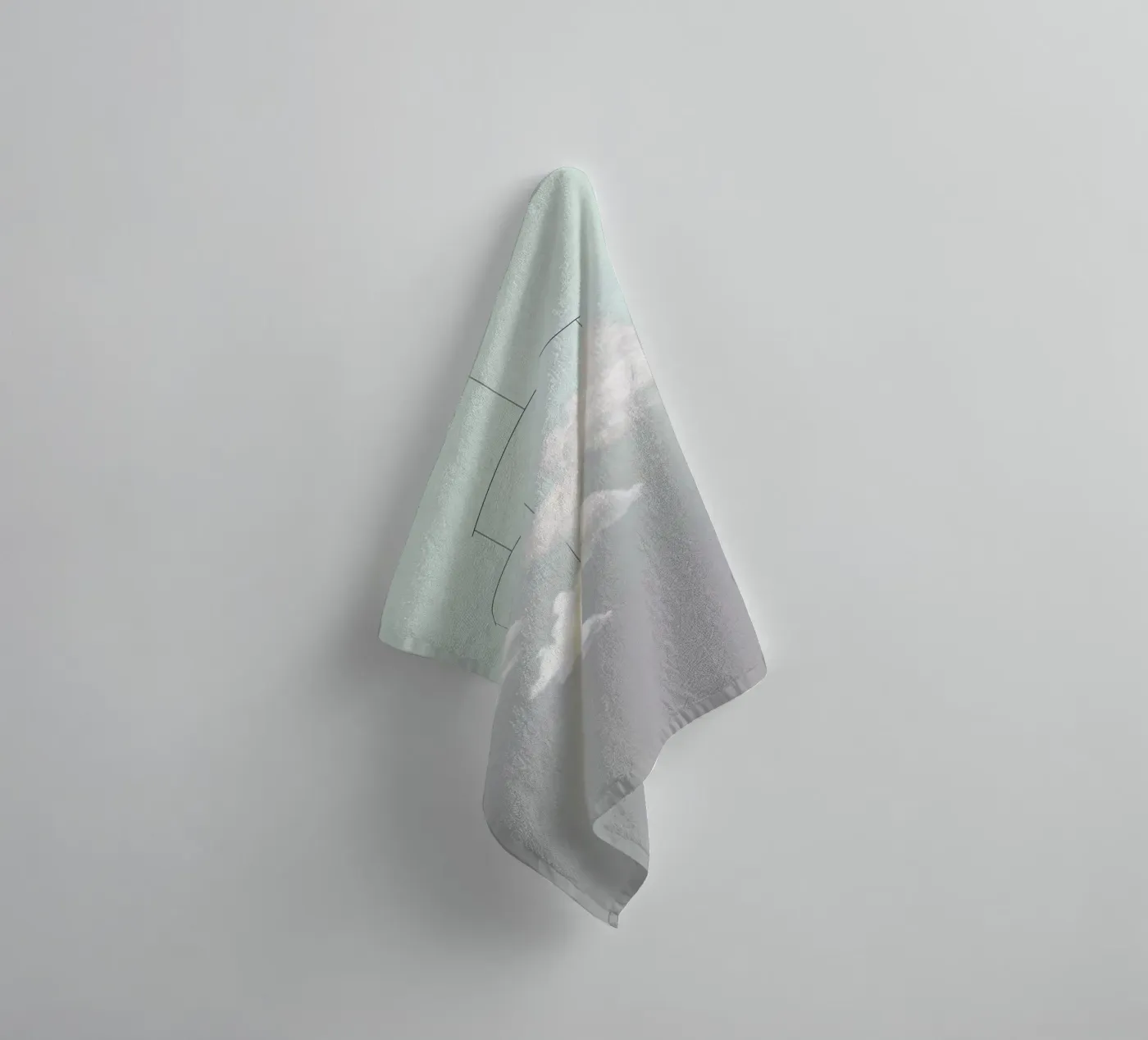 Cloud mobile towel by Amy & Kurt
