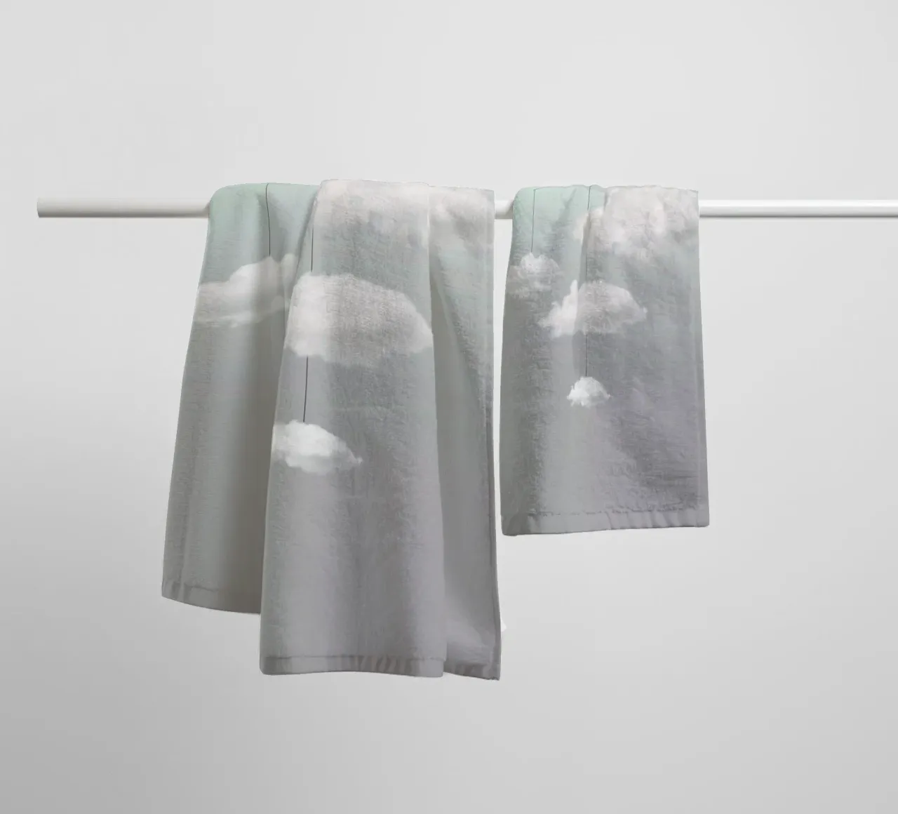 Cloud mobile towel by Amy & Kurt