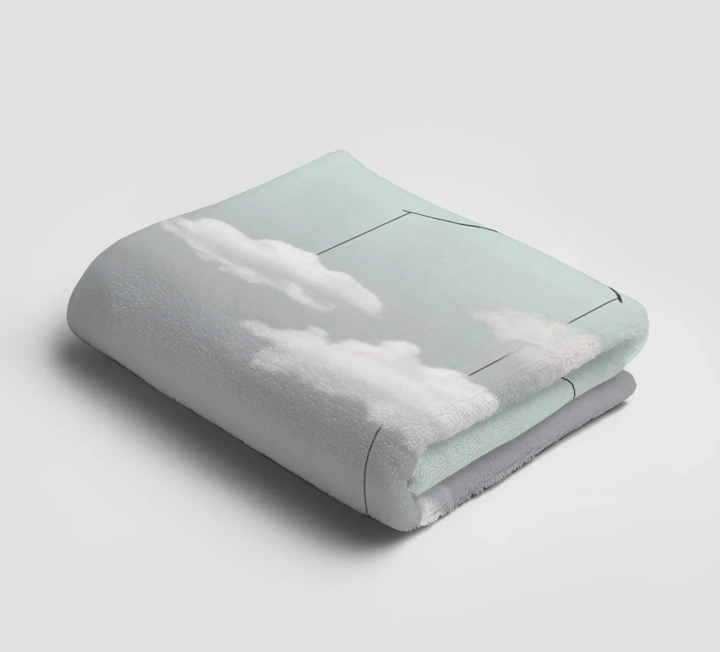 Cloud mobile towel by Amy & Kurt