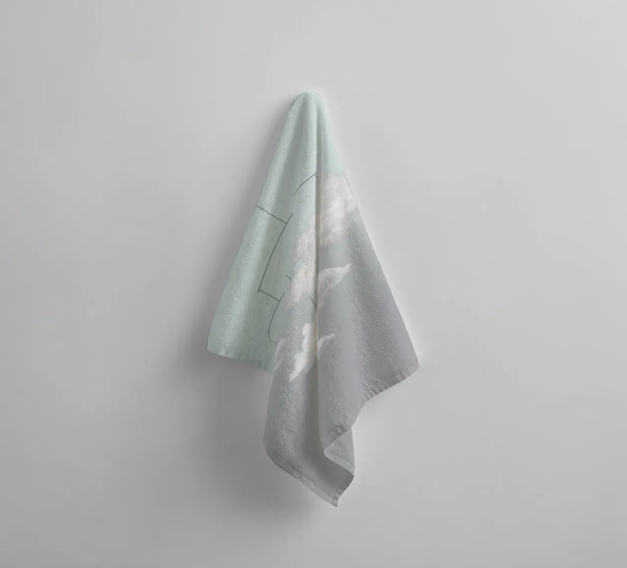 Cloud mobile towel by Amy & Kurt