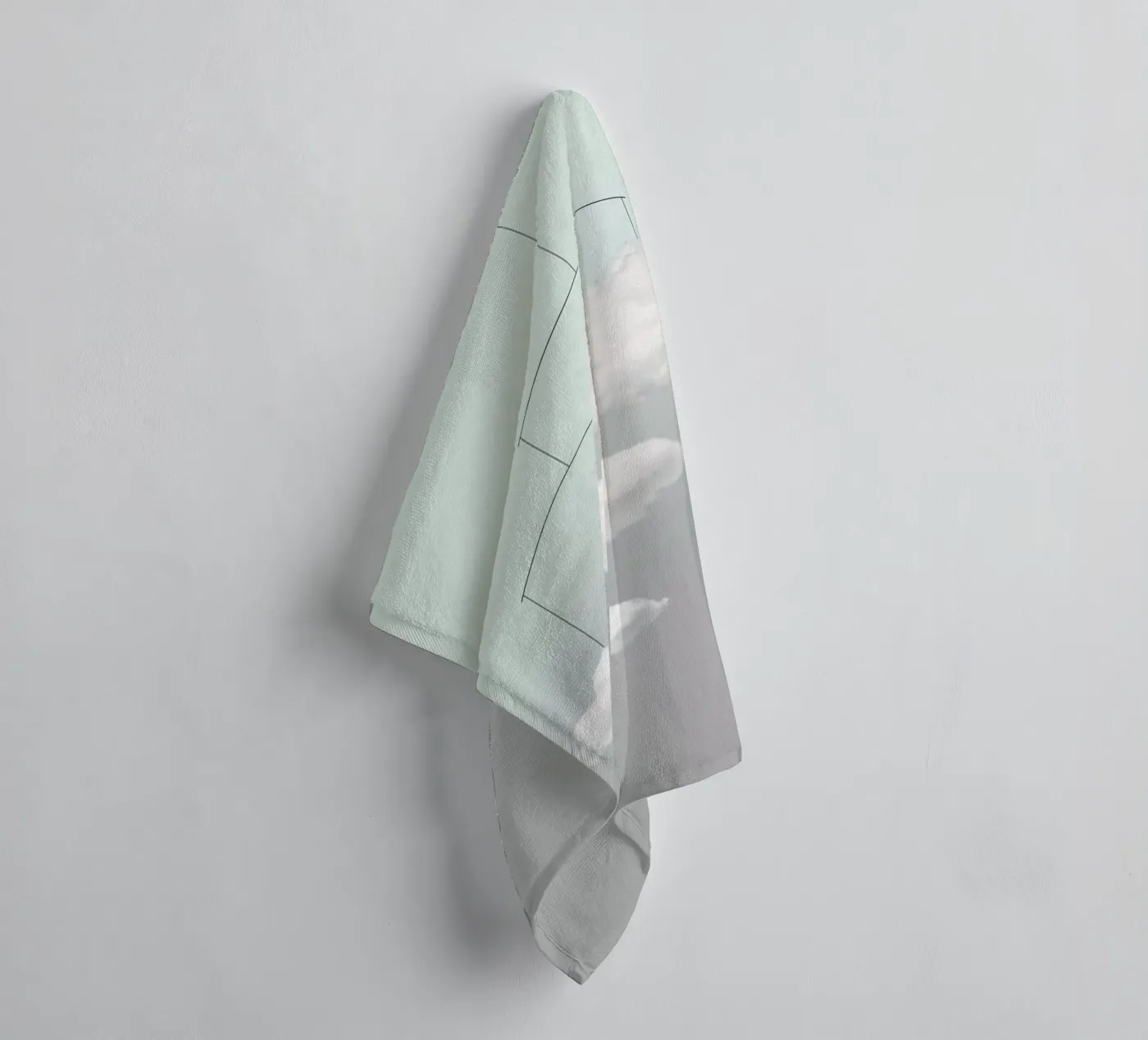 Cloud mobile towel by Amy & Kurt
