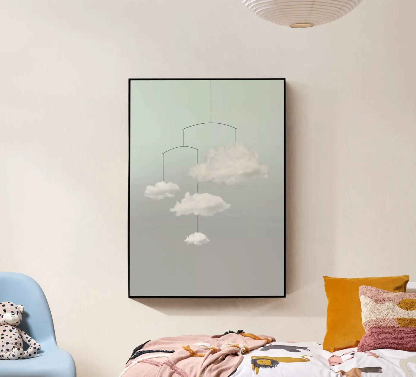 Cloud mobile plexiglas de Amy & Kurt