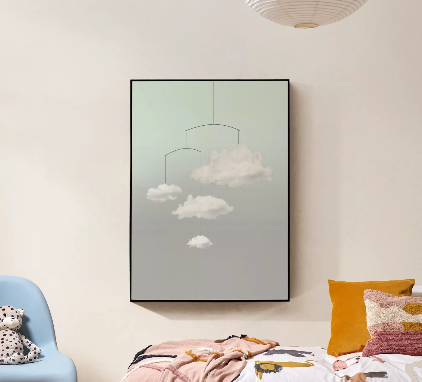 Mobiele cloud acryl van Amy & Kurt