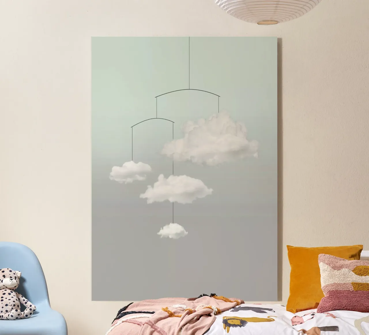 Wolkenmobile Acryl-Glas von Amy & Kurt