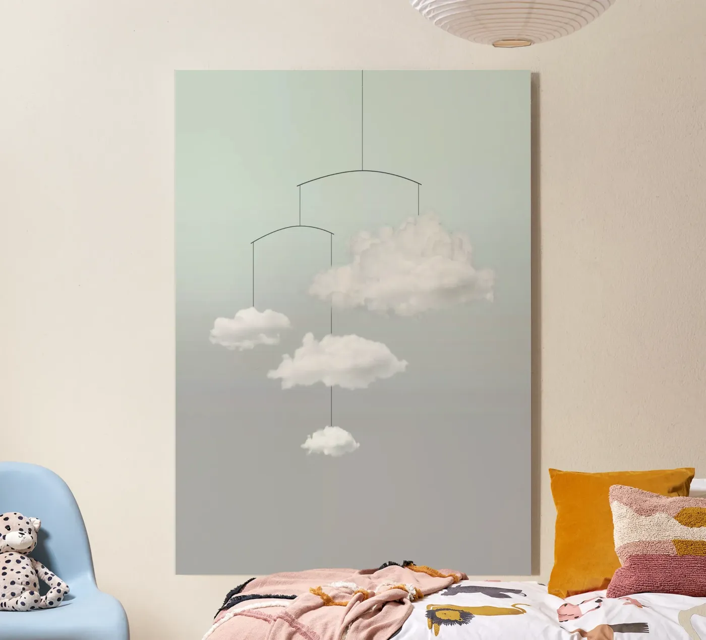 Cloud mobile plexiglas de Amy & Kurt