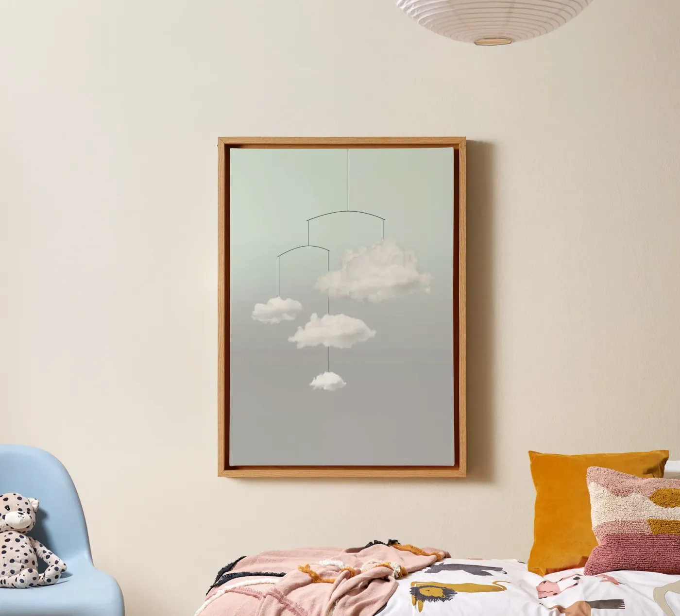 Mobiele cloud canvas van Amy & Kurt