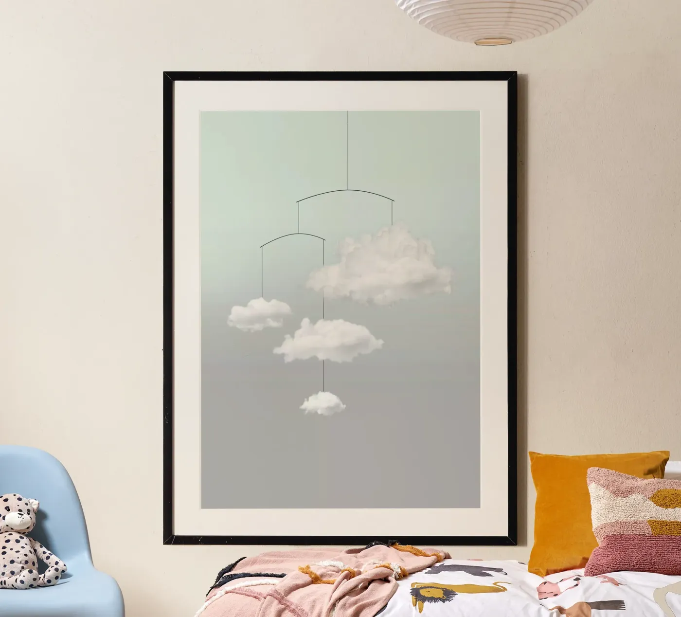 Cloud mobile poster by Amy & Kurt