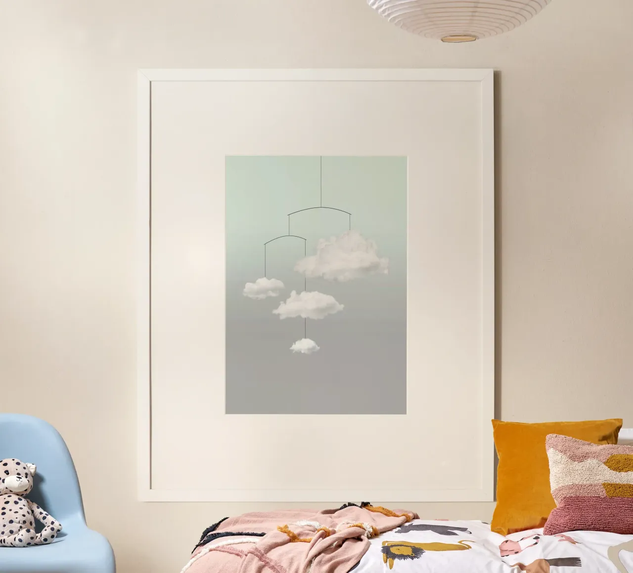 Wolkenmobile Poster von Amy & Kurt