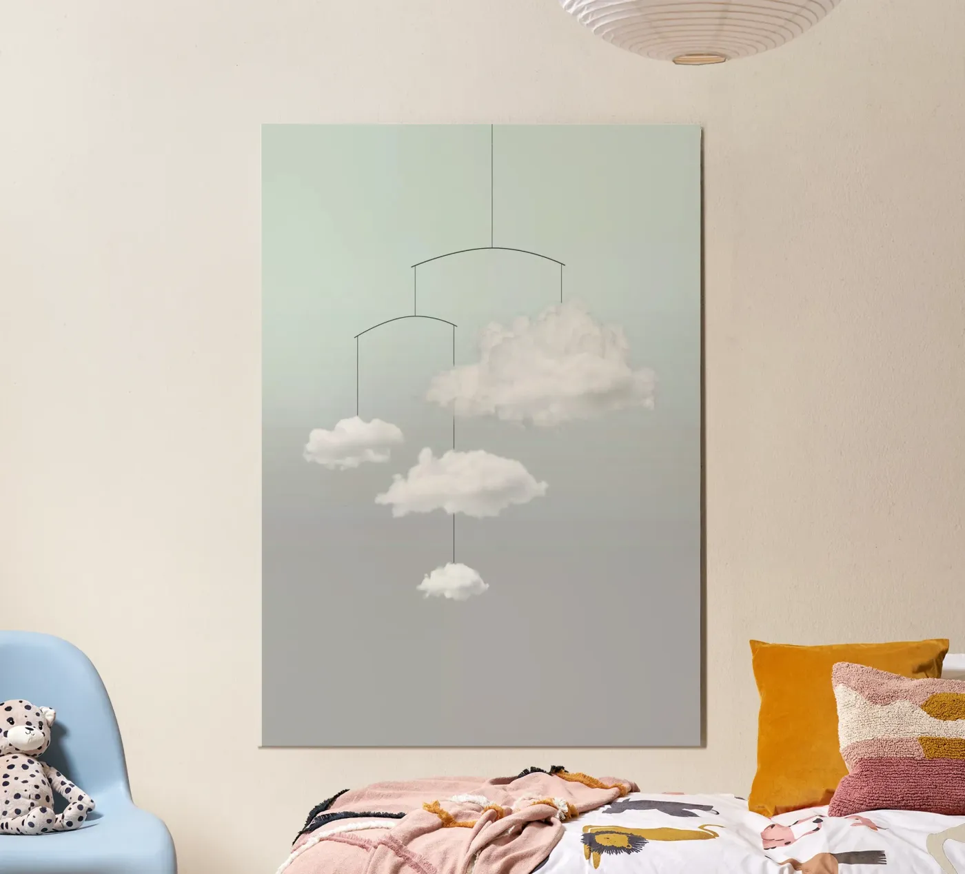 Cloud mobile poster by Amy & Kurt