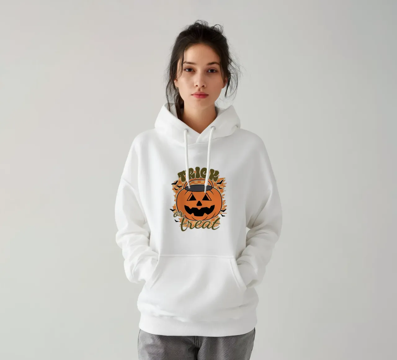 Trick or Treat felpa con cappuccio da edsonramosart