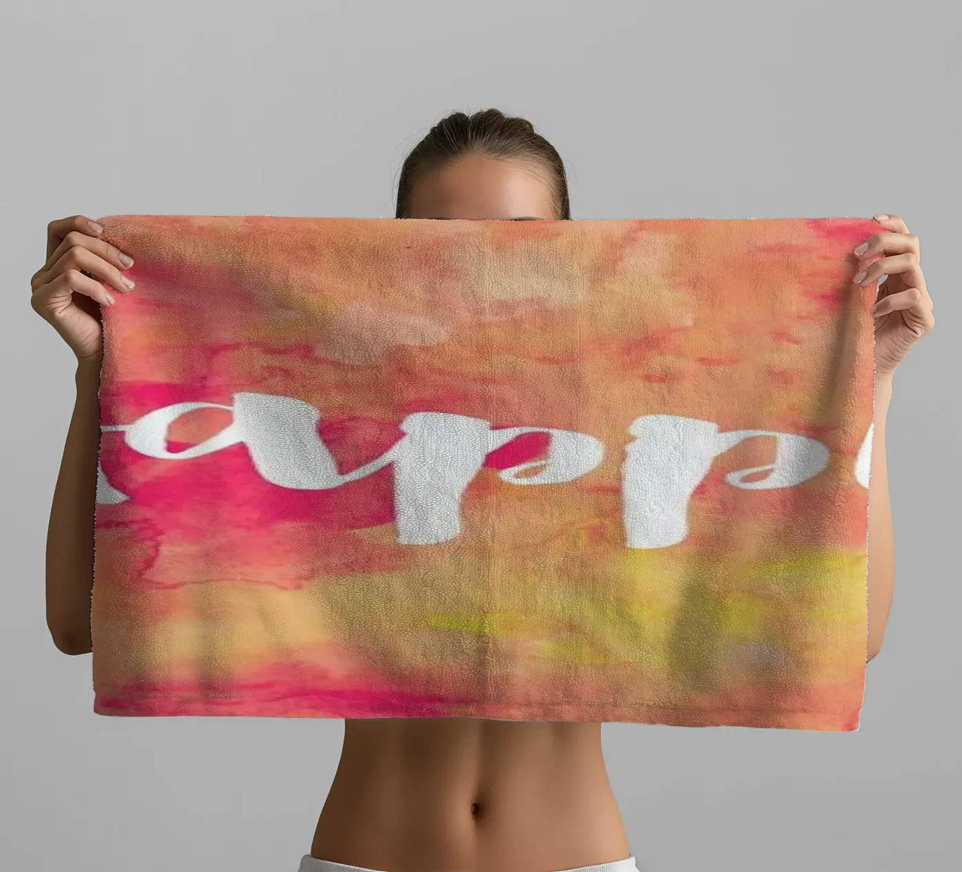 Happy badhanddoek van Elisabeth Fredriksson