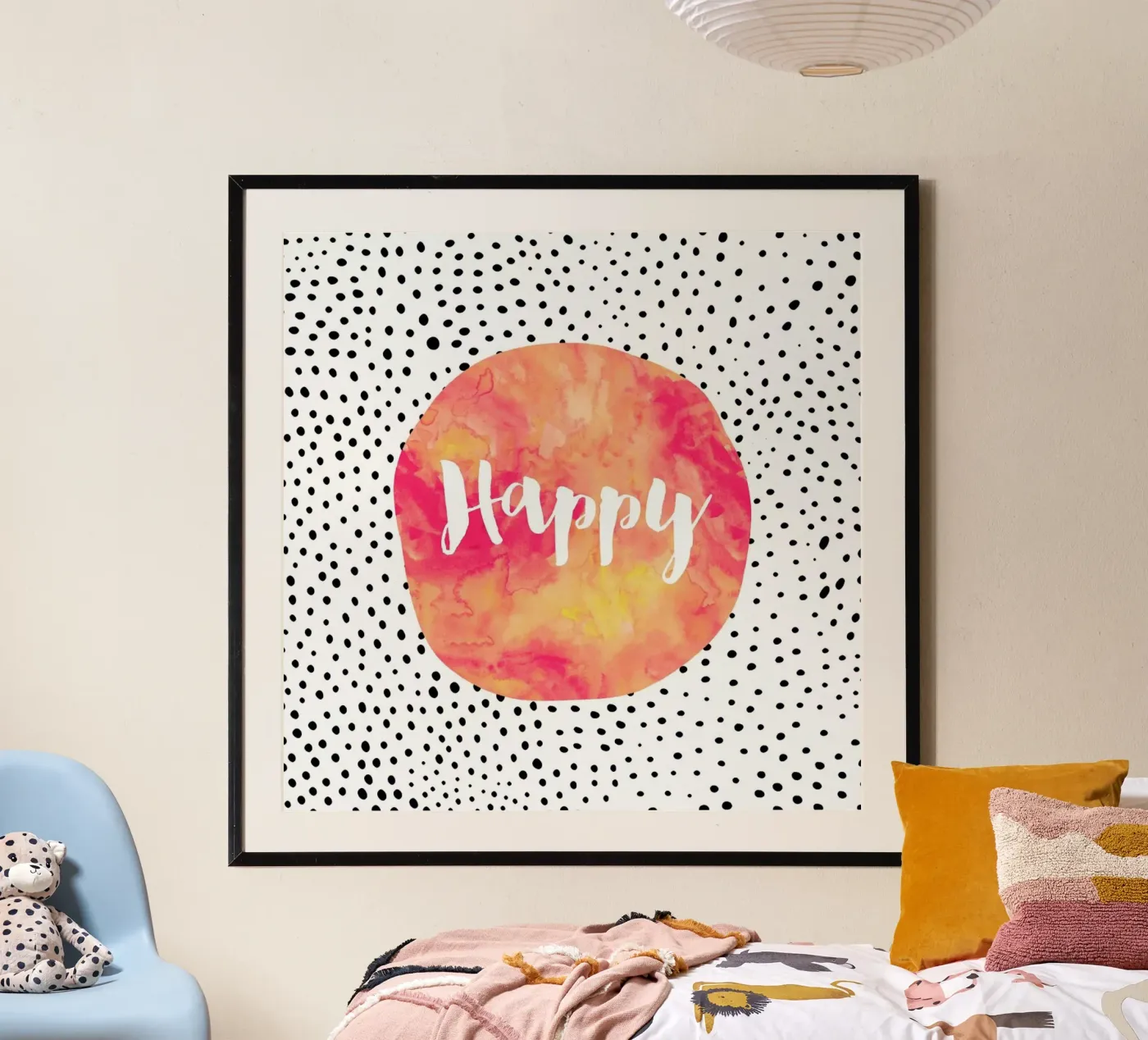 Happy poster da Elisabeth Fredriksson