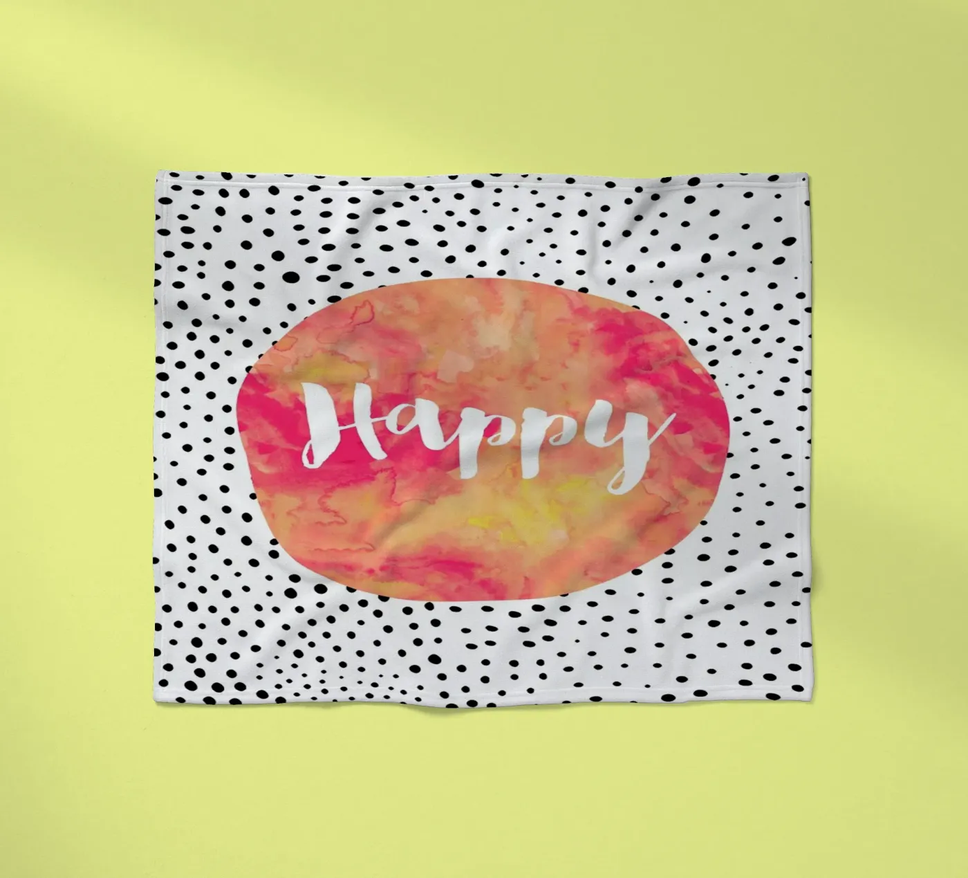 Happy Fleecedecke von Elisabeth Fredriksson