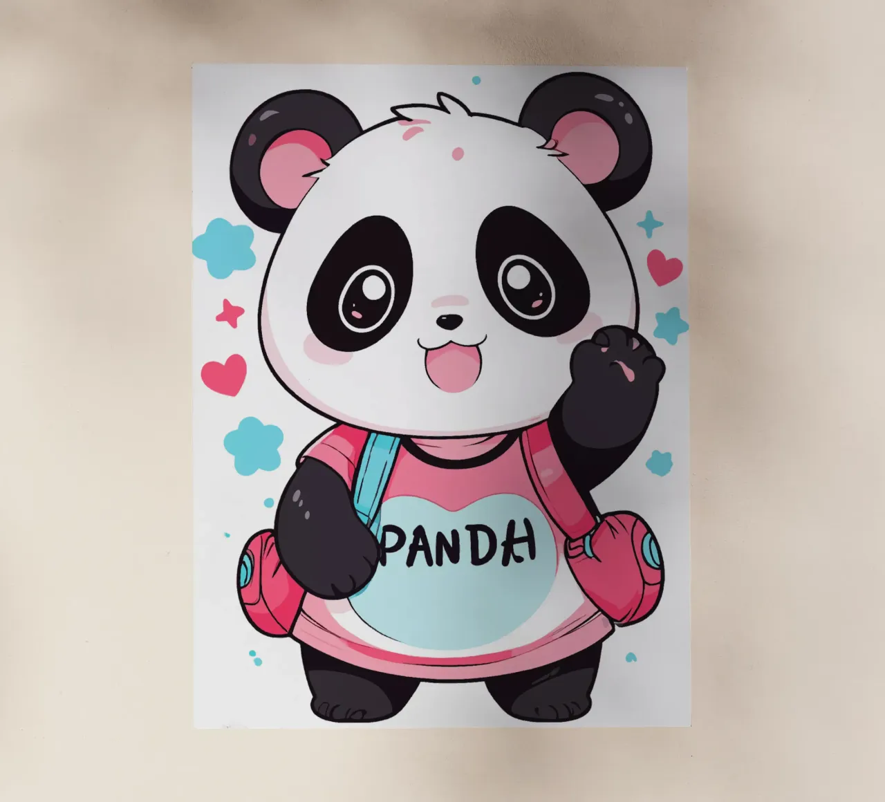 Panda kawaii pellicola backlit da artdesign1985