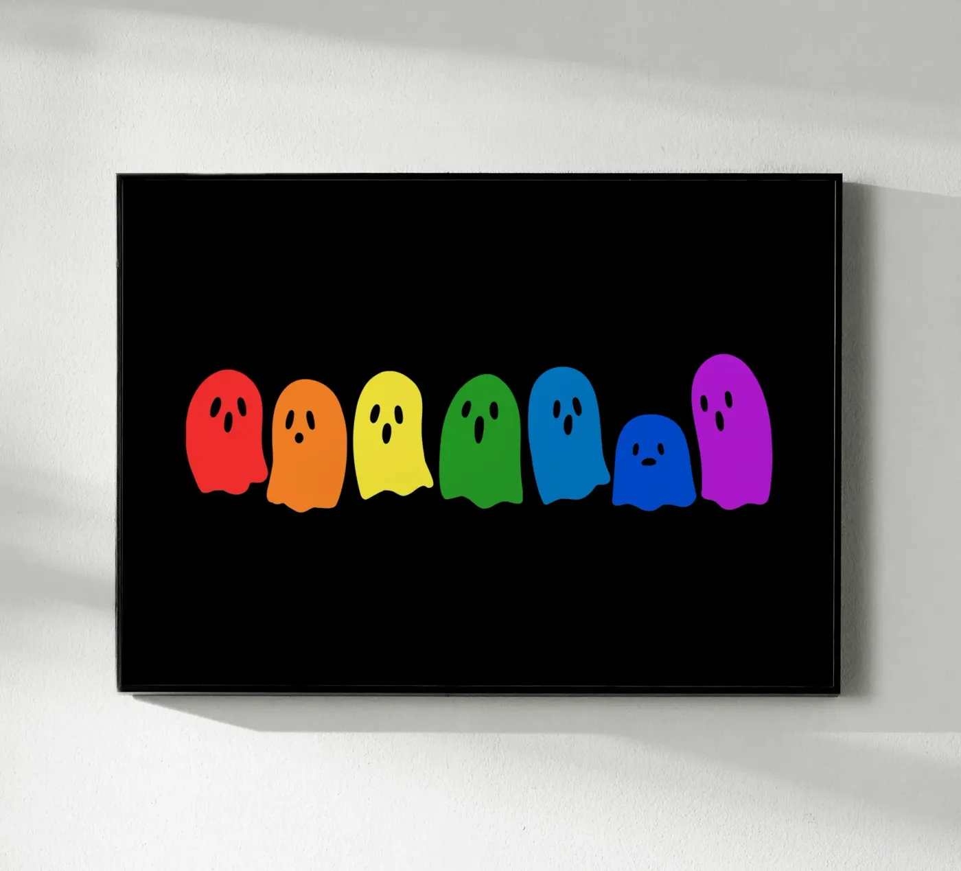 Rainbow Kawaii Ghost acryl van Tobe Fonseca
