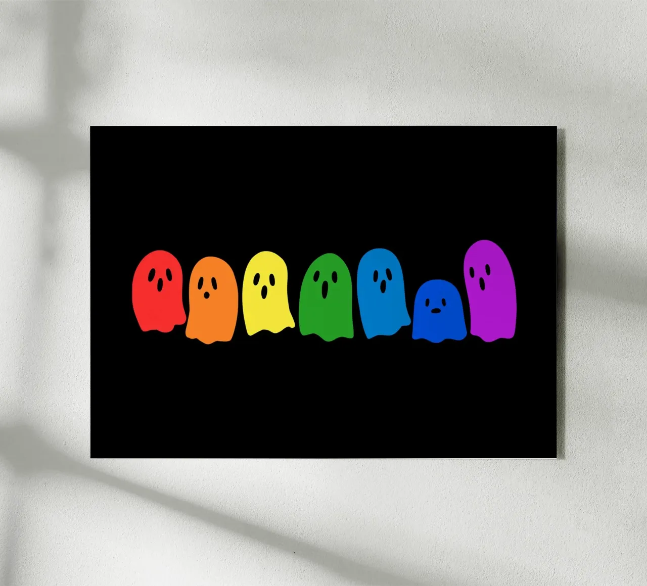 Rainbow Kawaii Ghost plexiglass da Tobe Fonseca