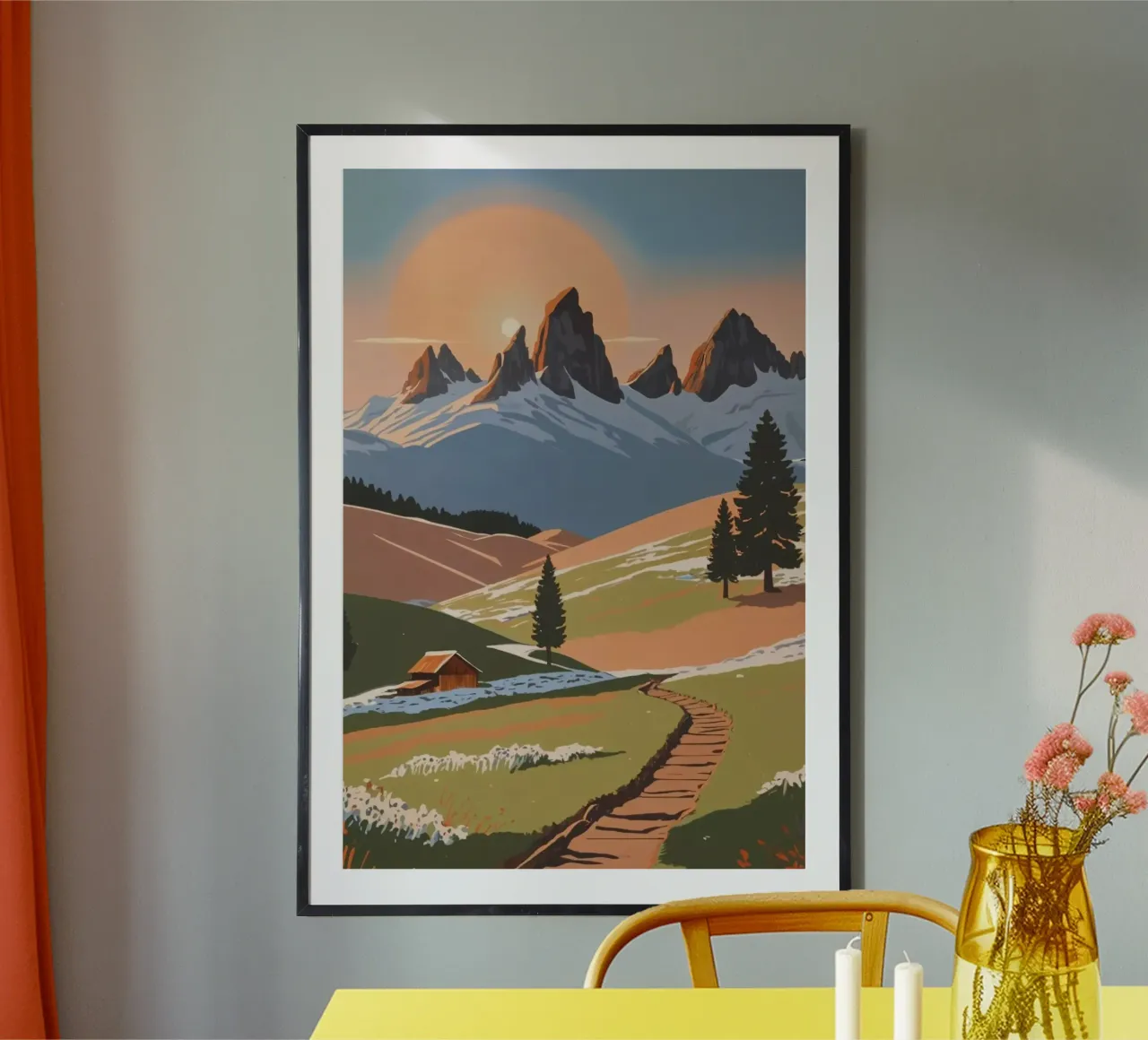Tre cime all'alba | Lavoro 4 carta hahnemühle da AlbertKlee