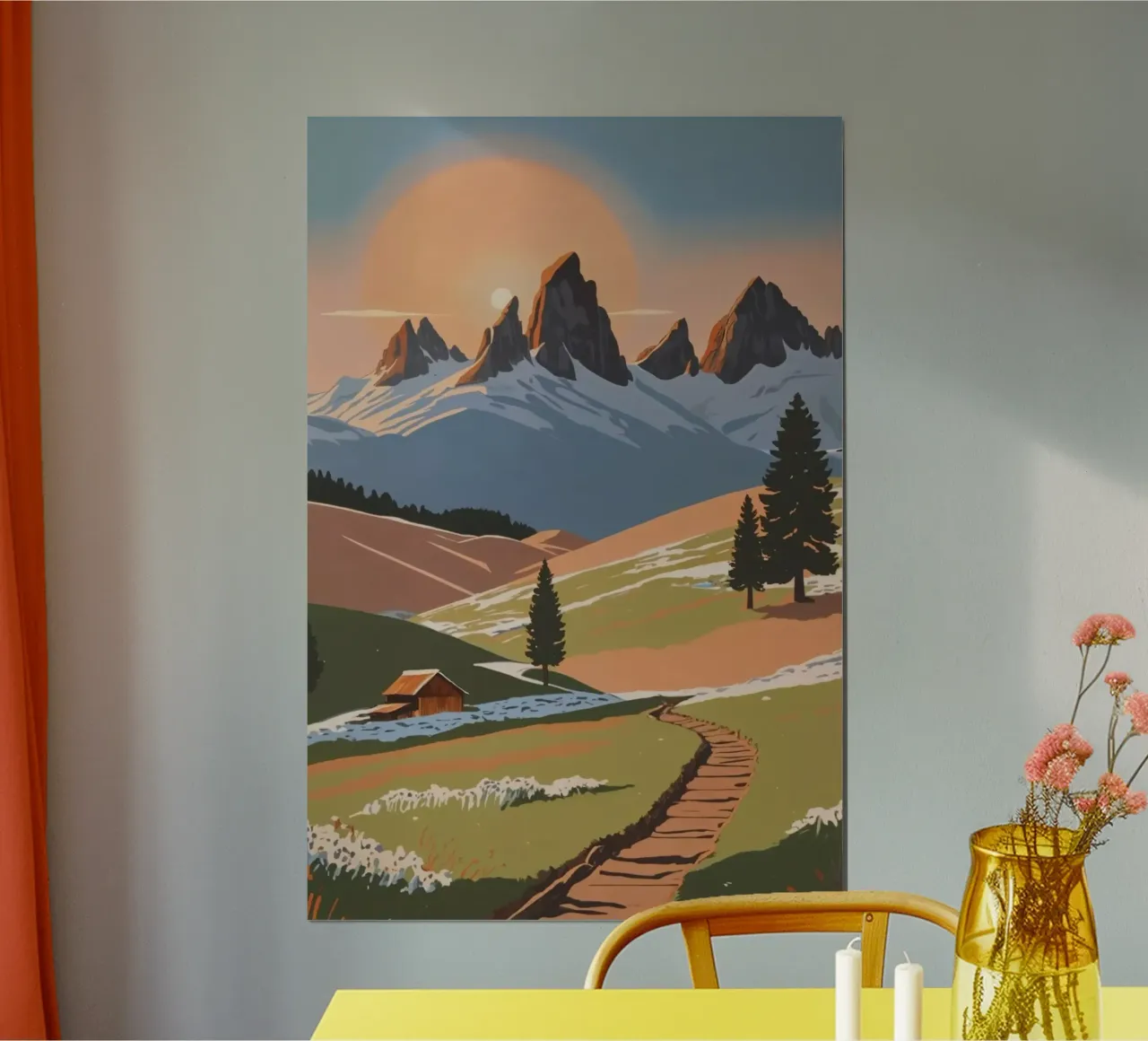 Tre cime all'alba | Lavoro 4 carta hahnemühle da AlbertKlee
