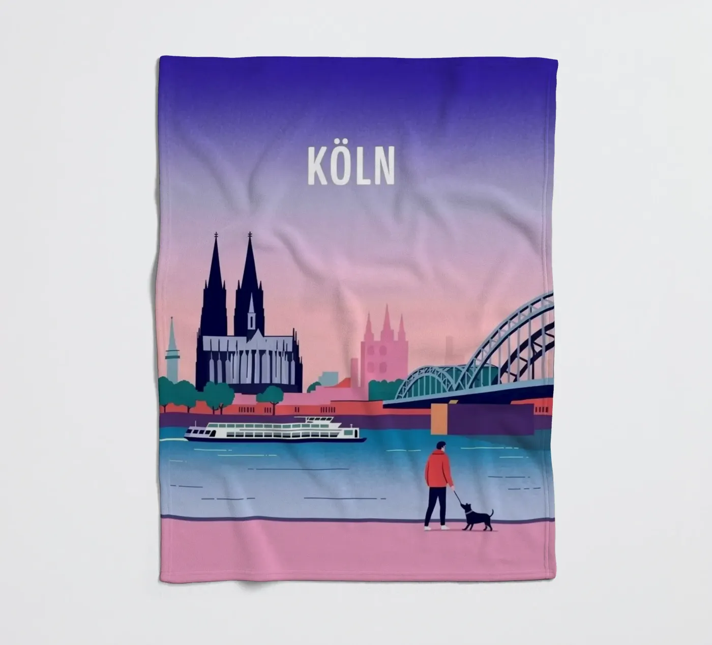 KOLN Fleecedecke von Mayanice
