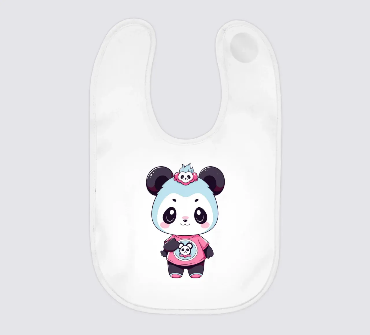 Amare il panda bavaglino da artdesign1985