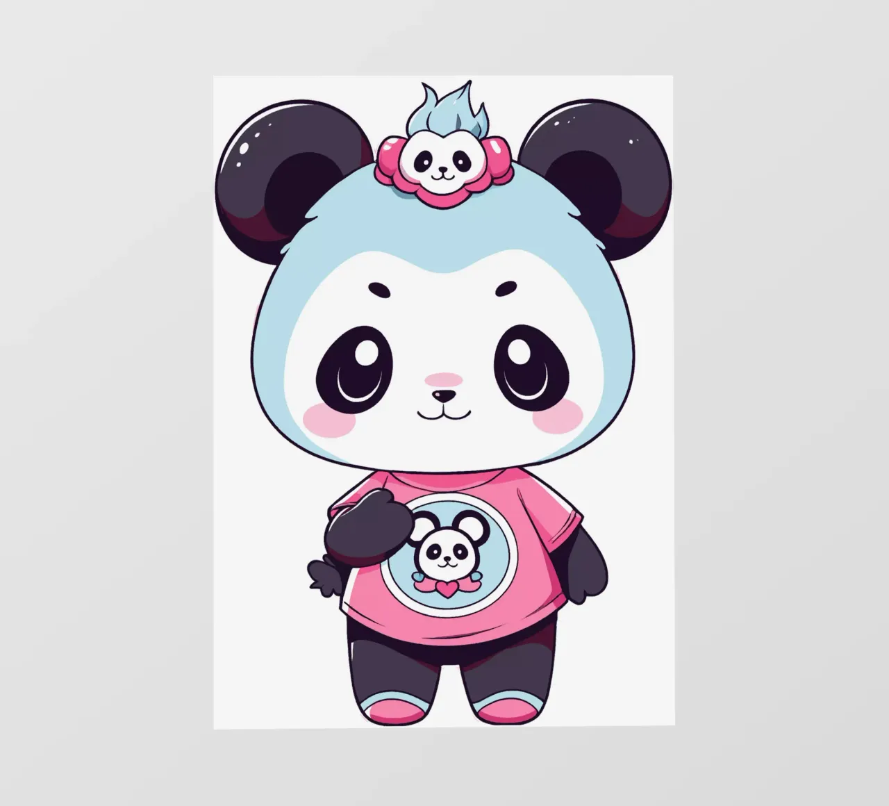 Amare il panda pellicola backlit da artdesign1985