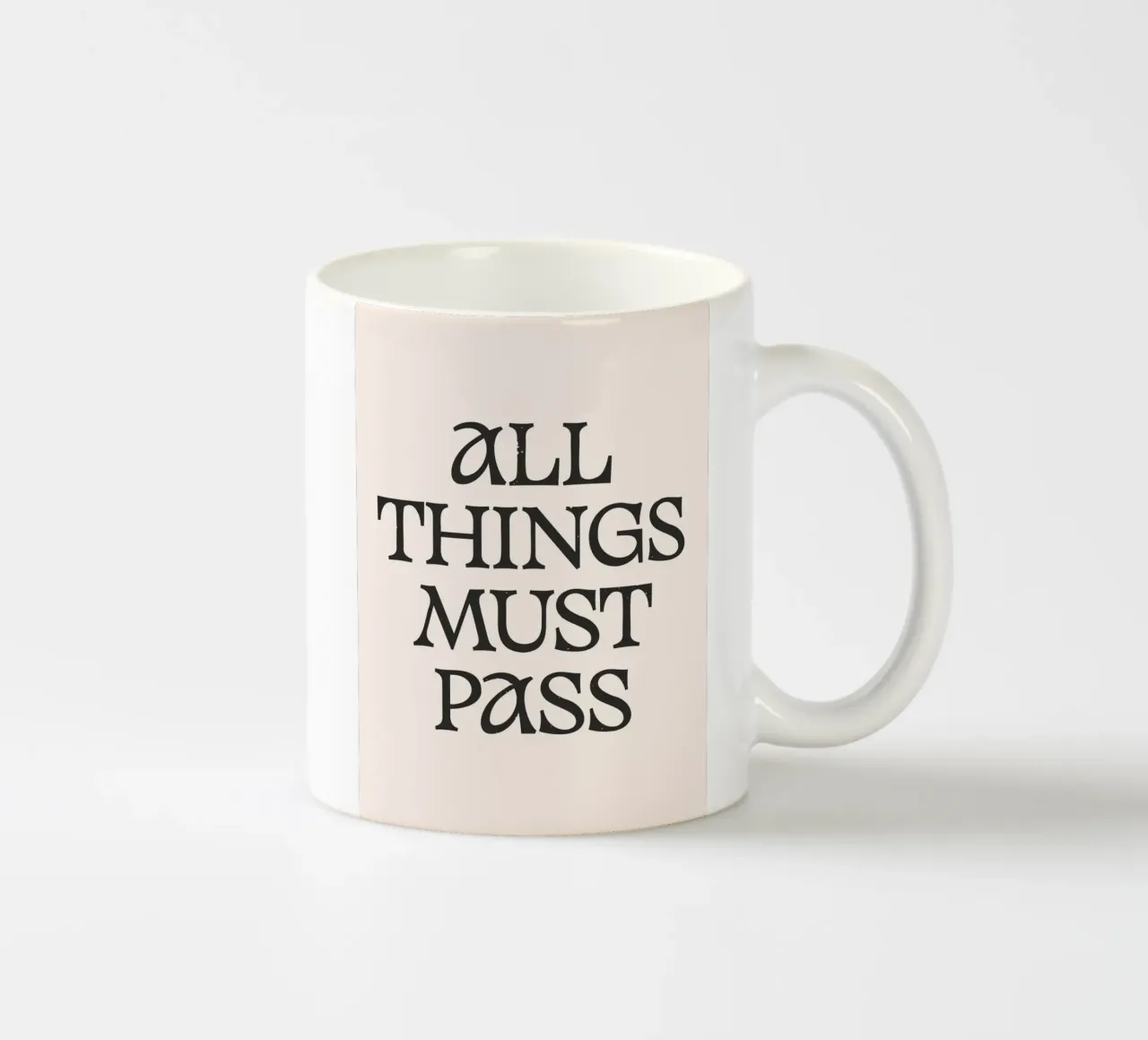 All Things Must Pass tazza in ceramica da Lolly & Roobs