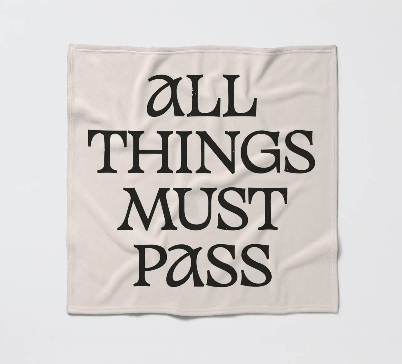 All Things Must Pass coperta in pile da Lolly & Roobs