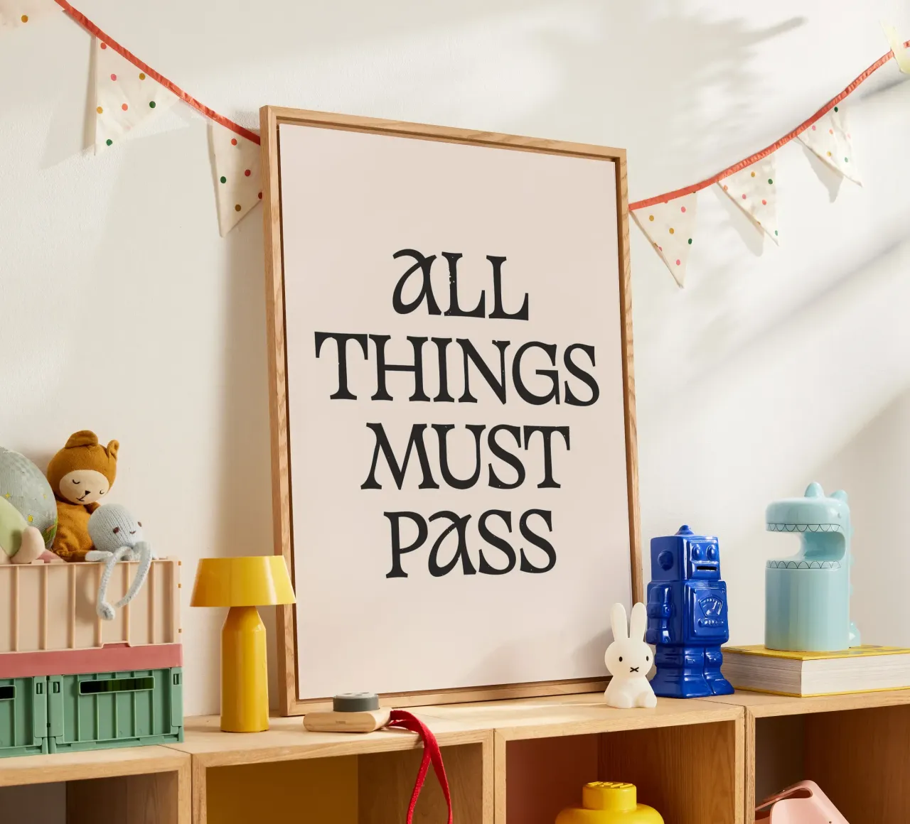 All Things Must Pass plexiglass da Lolly & Roobs