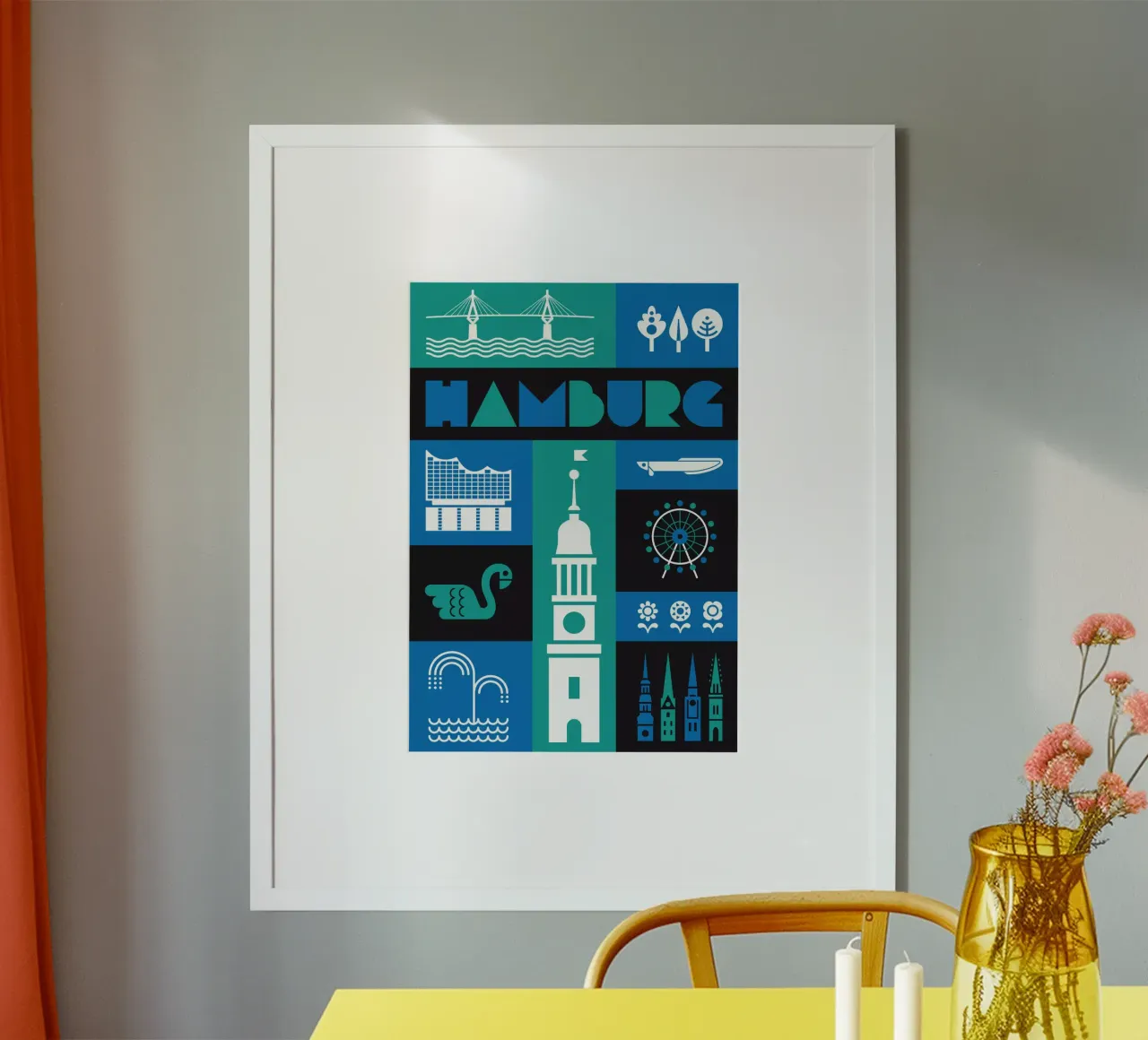 Amburgo poster da Looks n Brains