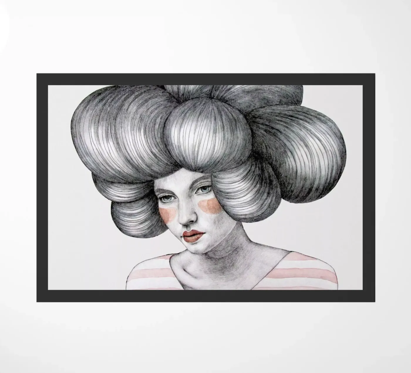 Agata doormat by Sofia Bonati