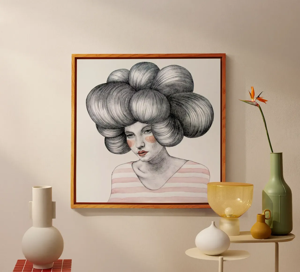 Agata acrylic glass by Sofia Bonati