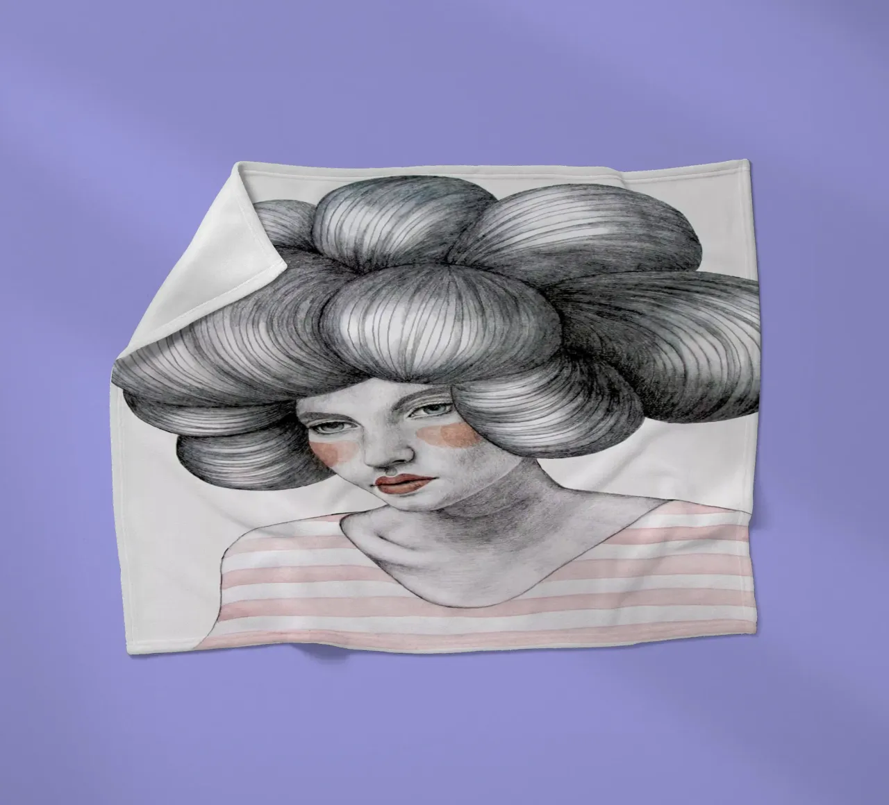 Agata Fleecedecke von Sofia Bonati